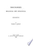 Discourses, Biological and Geological