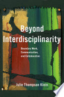 Beyond Interdisciplinarity