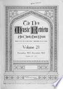 The New Music Review and Church Music Review