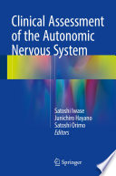 Clinical Assessment of the Autonomic Nervous System