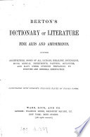 Beeton's Dictionary of literature, fine arts and amusements