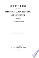 Studies in the history and method of science v. 1, 1917
