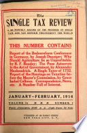 The Single Tax Review