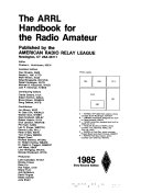 The ARRL Handbook for the Radio Amateur