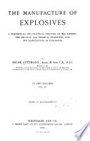 The Manufacture of Explosives