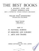 H, Natural science. H*, Medicine and surgery. I, Arts and trades. 1926