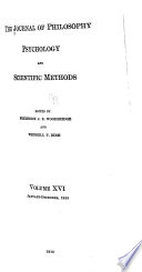 The Journal of Philosophy, Psychology and Scientific Methods