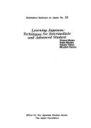 Learning Japanese