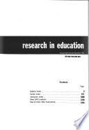 Research in Education