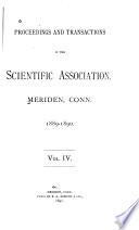 Proceedings and Transactions of the Scientific Association