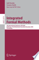 Integrated Formal Methods