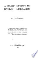 A Short History of English Liberalism