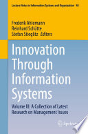 Innovation Through Information Systems