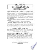 March's Thesaurus Dictionary