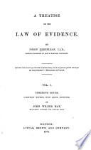 A Treatise on the Law of Evidence