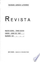 Revista de la Sociedad Juridico-Literaria