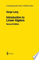 Introduction to Linear Algebra