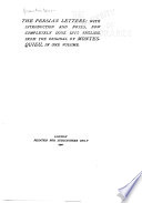 Oriental Tales: The Persian letters, with introduction and notes, done into English from the original by Montesquieu