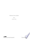 Elementary Linear Algebra