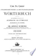 Dictionary of the English and German Languages