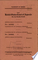 Arthur Jordon Foundation V. Commissioner of Internal Revenue