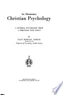 An Elementary Christian Psychology
