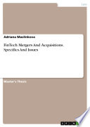 FinTech Mergers And Аcquisitions. Specifics And Issues