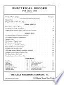 Electrical Record and Buyer's Reference