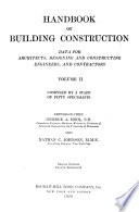 Handbook of Building Construction