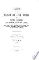 The State Records of North Carolina