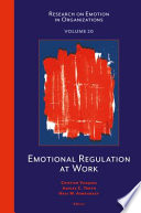 Emotional Regulation at Work