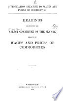 Investigation Relative to Wages and Prices of Commodities