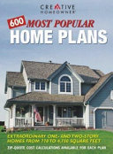 600 Most Popular Home Plans