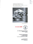 Statistical Abstract of the United States 2001