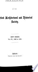 Proceedings of the Oxford Architectural and Historical Society
