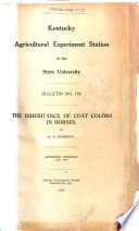 The Inheritance of Coat Colors in Horses