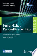 Human-Robot Personal Relationships