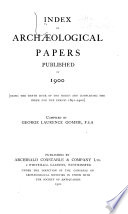 Index of Archaeological Papers
