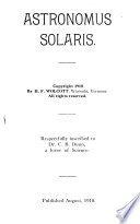 Astronomus Solaris