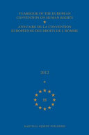 Yearbook of the European Convention on Human Rights