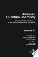 Electron Correlation in Molecules – ab initio Beyond Gaussian Quantum Chemistry