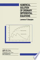 Numerical Solution of Ordinary Differential Equations