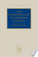 The Governing Law of Companies in EU Law