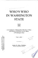 Who's who in Washington State