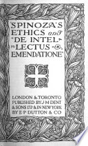 Ethics and "De Intellectus Emendatione".