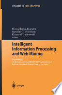 Intelligent Information Processing and Web Mining