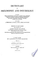 Dictionary of Philosophy and Psychology