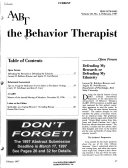 The Behavior Therapist