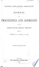 Addresses and Proceedings - National Education Association of the United States
