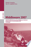 Middleware 2007